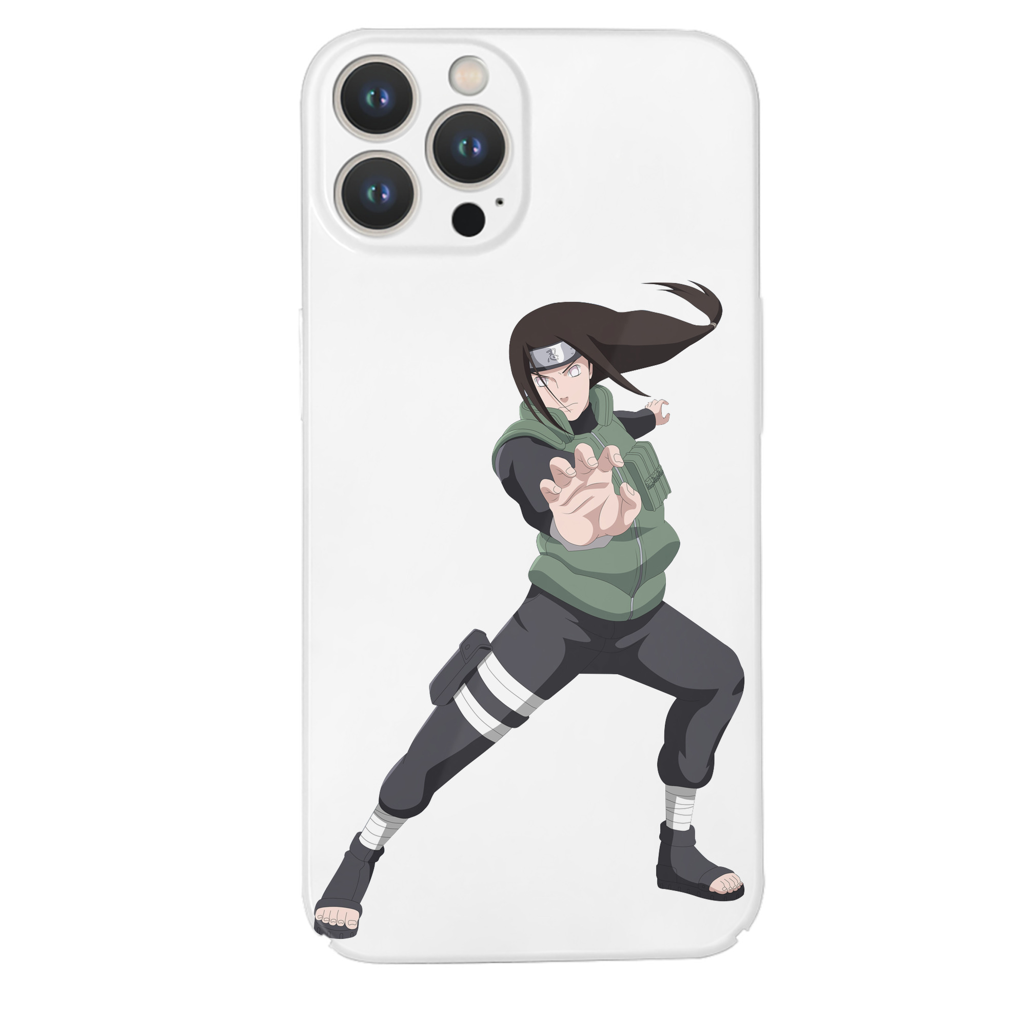 （画像用） NARUTO -ナルト- 日向ネジ Hyūga Neji 【iPhone 14シリーズ対応】ハードケース